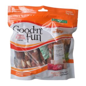 Healthy Hide Good'n' Fun Triple Flavor Kabobs Chicken, Duck and Chicken Liver Dog Treats (72 count (4 x 18 ct): 72 count (4 x 18 ct) Healthy Hide Good'n' Fun Triple Flavor Kabobs Chicken, Duck and Chicken Liver Dog Treats)