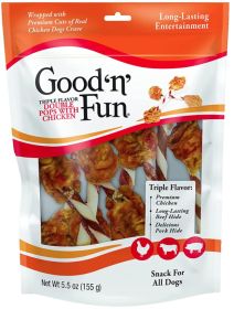 Healthy Hide Good N Fun Double Pops with Chicken (44 oz (8 x 5.5 oz): 44 oz (8 x 5.5 oz) Healthy Hide Good N Fun Double Pops with Chicken)