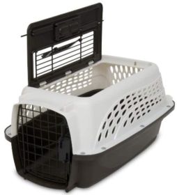 Petmate Two Door Top-Load Kennel White (Small - 3 count: Small - 3 count Petmate Two Door Top-Load Kennel White)