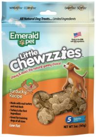 Emerald Pet Little Chewzzies Soft Training Treats Turducky Recipe (30 oz (6 x 5 oz): 30 oz (6 x 5 oz) Emerald Pet Little Chewzzies Soft Training Treats Turducky Recipe)