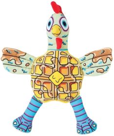 Fat Cat Foodies Chicken 'n Waffles Dog Toy (3 count: 3 count Fat Cat Foodies Chicken 'n Waffles Dog Toy)