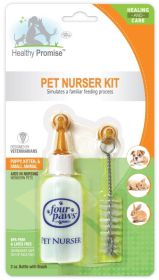 Four Paws Healthy Promise Pet Nurser Bottle with Brush Kit (6 count: 6 count Four Paws Healthy Promise Pet Nurser Bottle with Brush Kit)