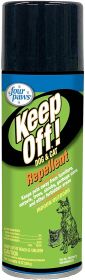 Four Paws Keep Off Indoor and Outdoor Repellent for Dogs and Cats (60 oz (6 x 10 oz): 60 oz (6 x 10 oz) Four Paws Keep Off Indoor and Outdoor Repellent for Dogs and Cats)