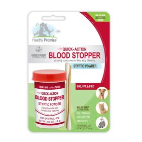 Four Paws Quick Blood Stopper Antiseptic Styptic Powder (3 oz (6 x 0.5 oz): 3 oz (6 x 0.5 oz) Four Paws Quick Blood Stopper Antiseptic Styptic Powder)