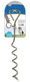 Four Paws Walk About Spiral Tie Out Stake Medium Weight for Dogs (4 count: 4 count Four Paws Walk About Spiral Tie Out Stake Medium Weight for Dogs)