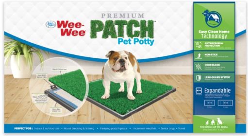 Four Paws Wee Wee Patch Indoor Potty for Dogs (2 count: 2 count Four Paws Wee Wee Patch Indoor Potty for Dogs)