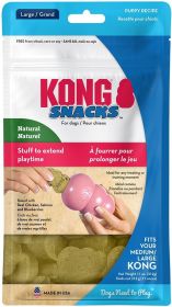 KONG Snacks for Dogs Puppy Recipe Large (66 oz (6 x 11 oz): 66 oz (6 x 11 oz) KONG Snacks for Dogs Puppy Recipe Large)