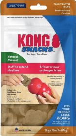 KONG Snacks for Dogs Peanut Butter Recipe Large (88 oz (8 x 11 oz): 88 oz (8 x 11 oz) KONG Snacks for Dogs Peanut Butter Recipe Large)