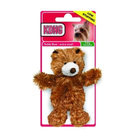 KONG Teddy Bear Low Stuffing Squeaker Dog Toy (X-Small - 12 count: X-Small - 12 count KONG Teddy Bear Low Stuffing Squeaker Dog Toy)