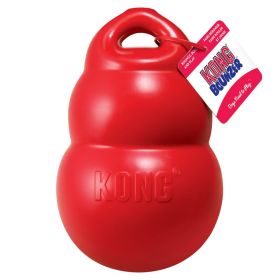 KONG Bounzer Red Rubber Dog Toy (3 count: 3 count KONG Bounzer Red Rubber Dog Toy)