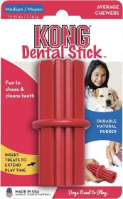 KONG Dental Stick Chew Toy Medium (1 count: 1 count KONG Dental Stick Chew Toy Medium)