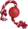 KONG Ball With Rope Dog Toy Small