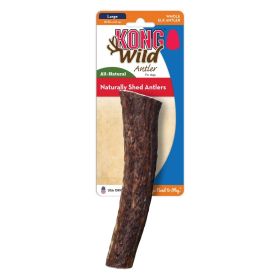 KONG Wild Whole Elk Antler for Dogs Large (3 count: 3 count KONG Wild Whole Elk Antler for Dogs Large)