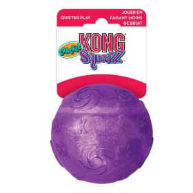 KONG Squeezz Crackle Ball Dog Toy Assorted Colors (Medium - 5 count: Medium - 5 count KONG Squeezz Crackle Ball Dog Toy Assorted Colors)