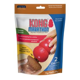 KONG Marathon Peanut Butter Flavored Dog Chew Large (32 count (16 x 2 ct): 32 count (16 x 2 ct) KONG Marathon Peanut Butter Flavored Dog Chew Large)