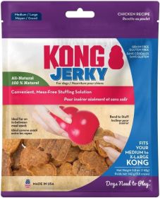 KONG Jerky Chicken Flavor Treats for Dogs Medium / Large (2 count: 2 count KONG Jerky Chicken Flavor Treats for Dogs Medium / Large)