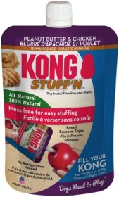 KONG Stuff'N All Natural Peanut Butter and Chicken for Dogs (36 oz (6 x 6 oz): 36 oz (6 x 6 oz) KONG Stuff'N All Natural Peanut Butter and Chicken for Dogs)