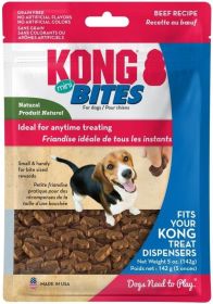 KONG Bites Mini Beef Flavor Treats for Dogs (2 count: 2 count KONG Bites Mini Beef Flavor Treats for Dogs)