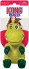 KONG Wiggi Alligator Squeaker Dog Toy Small