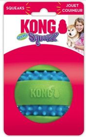 KONG Goomz Squeezz Ball Squeaker Dog Toy (Large - 12 count: Large - 12 count KONG Goomz Squeezz Ball Squeaker Dog Toy)