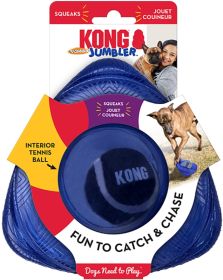 KONG Jumbler Flinger Dog Toy (Small - 1 count: Small - 1 count KONG Jumbler Flinger Dog Toy)