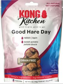 KONG Kitchen Good Hare Day Dog Treat (20 oz (4 x 5 oz): 20 oz (4 x 5 oz) KONG Kitchen Good Hare Day Dog Treat)