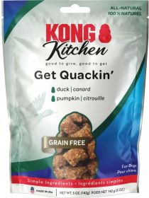 KONG Kitchen Get Quackin Dog Treat (20 oz (4 x 5 oz): 20 oz (4 x 5 oz) KONG Kitchen Get Quackin Dog Treat)