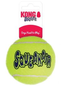 KONG Air Dog Squeaker Tennis Balls Large Dog Toy (6 count (6 x 1 ct): 6 count (6 x 1 ct) KONG Air Dog Squeaker Tennis Balls Large Dog Toy)