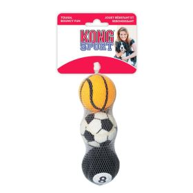 KONG Assorted Sports Balls Bouncing Dog Toys (Medium - 24 count: Medium - 24 count KONG Assorted Sports Balls Bouncing Dog Toys)