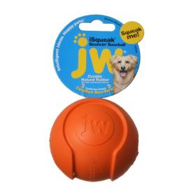 JW Pet iSqueak Bouncin Baseball Assorted Colors (Medium - 6 count: Medium - 6 count JW Pet iSqueak Bouncin Baseball Assorted Colors)