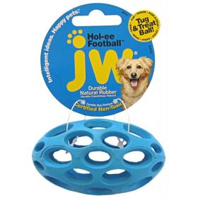 JW Pet Hol-ee Football Rubber Dog Toy Mini (6 count: 6 count JW Pet Hol-ee Football Rubber Dog Toy Mini)