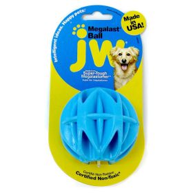 JW Pet Megalast Rubber Ball Toy Assorted Colors (Medium - 3 count: Medium - 3 count JW Pet Megalast Rubber Ball Toy Assorted Colors)