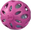 JW Pet Crackle Heads Rubber Ball Dog Toy Medium