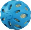 JW Pet Crackle Heads Rubber Ball Dog Toy Medium