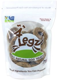 4Legz Ode 2 Odie Peanut Butter and Carob Chips for Dogs (42 oz (6 x 7 oz): 42 oz (6 x 7 oz) 4Legz Ode 2 Odie Peanut Butter and Carob Chips for Dogs)