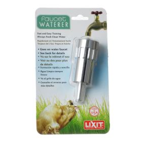 Lixit Faucet Waterer Goes On Water Faucet for Fresh Clean Water for Dogs (5 count: 5 count Lixit Faucet Waterer Goes On Water Faucet for Fresh Clean Water for Dogs)