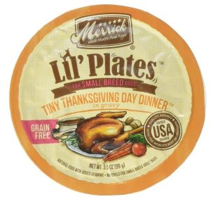 Merrick Lil' Plates Grain Free Tiny Thanksgiving Day Diner (3.5 oz: 3.5 oz Merrick Lil' Plates Grain Free Tiny Thanksgiving Day Diner)