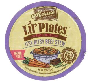 Merrick Lil' Plates Grain Free Itsy Bitsy Beef Stew (3.5 oz: 3.5 oz Merrick Lil' Plates Grain Free Itsy Bitsy Beef Stew)