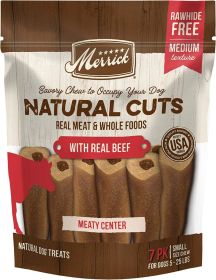 Merrick Natural Cut Beef Chew Treats Small (7 count: 7 count Merrick Natural Cut Beef Chew Treats Small)