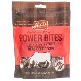 Merrick Power Bites Dog Treats Real Texas Beef (6 oz: 6 oz Merrick Power Bites Dog Treats Real Texas Beef)