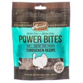 Merrick Power Bites Dog Treats Turducken Recipe (6 oz: 6 oz Merrick Power Bites Dog Treats Turducken Recipe)