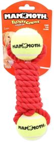 Mammoth Flossy Chews Braided Bone with 2 Tennis Balls for Dogs (Medium - 1 count: Medium - 1 count Mammoth Flossy Chews Braided Bone with 2 Tennis Balls for Dogs)