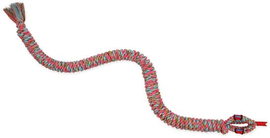 Mammoth Snake Biter Rope Tug Dog Toy Large (1 count: 1 count Mammoth Snake Biter Rope Tug Dog Toy Large)