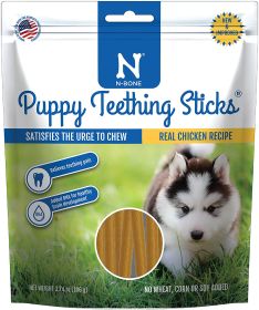 N-Bone Puppy Teething Treats Chicken Flavor (22.44 oz (6 x 3.74 oz): 22.44 oz (6 x 3.74 oz) N-Bone Puppy Teething Treats Chicken Flavor)