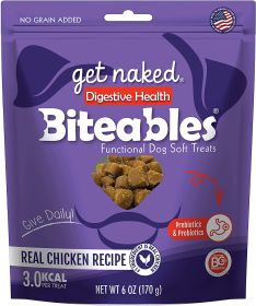 Get Naked Digestive Health Treats Chicken Flavor (72 oz (12 x 6 oz): 72 oz (12 x 6 oz) Get Naked Digestive Health Treats Chicken Flavor)