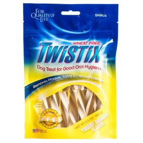 Twistix Yogurt Banana Flavor Small Dog Treats (66 oz (12 x 5.5 oz): 66 oz (12 x 5.5 oz) Twistix Yogurt Banana Flavor Small Dog Treats)