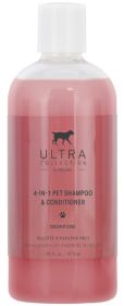 Nilodor Ultra Collection 4 in 1 Dog Shampoo and Conditioner Coconut Cove Scent (48 oz (3 x 16 oz): 48 oz (3 x 16 oz) Nilodor Ultra Collection 4 in 1 Dog Shampoo and Conditioner Coconut Cove Scent)