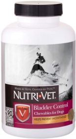 Nutri-Vet Bladder Control Chewables for Dogs Helps Prevent Incontinence (270 count (3 x 90 ct): 270 count (3 x 90 ct) Nutri-Vet Bladder Control Chewables for Dogs Helps Prevent Incontinence)