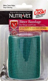 Nutri-Vet 2" Bitter Bandage for Dogs and Cats Colors Vary (3 count: 3 count Nutri-Vet 2" Bitter Bandage for Dogs and Cats Colors Vary)