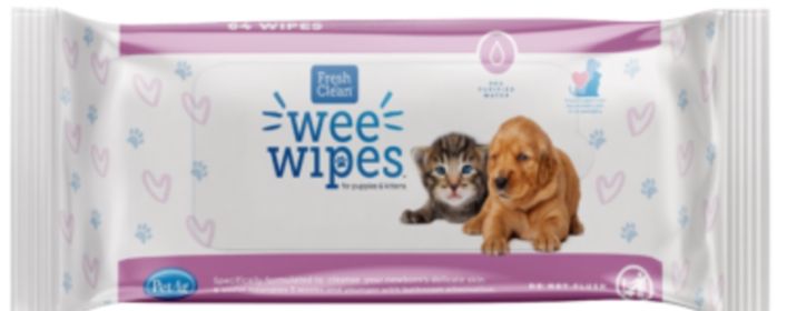 Fresh n Clean Wee Wipes for Puppies and Kittens (192 count (3 x 64 ct): 192 count (3 x 64 ct) Fresh n Clean Wee Wipes for Puppies and Kittens)